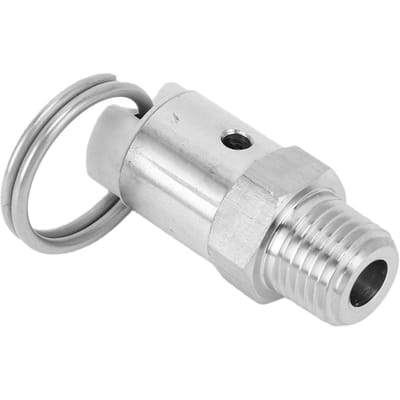 Soupape de décharge 1/4 po filetage mâle NPT Acier inoxydable Clapet anti-retour pour compresseur d'air pour fûts de bière