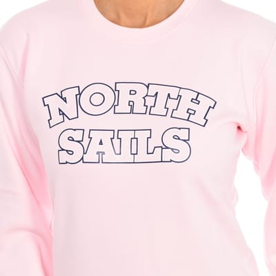 Dames sweatshirt met lange mouwen en ronde hals 9024210