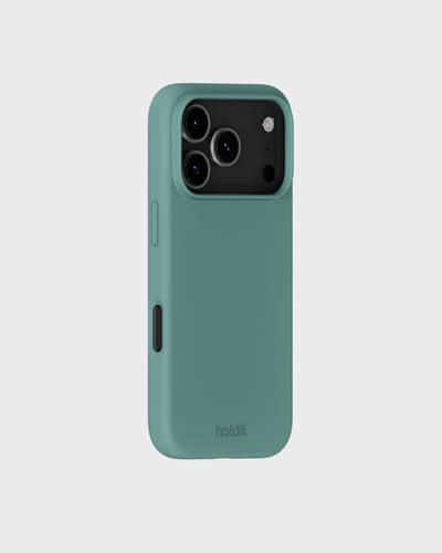 Holdit Silicone Case geschikt voor Apple iPhone 17 Pro Max - Moss Green