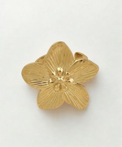 Statement ring met strik - ring met bloem - ring - ringen - ringen dames - ring dames - bloem ring - ring met bloem - minimalistische ring met statement bloem