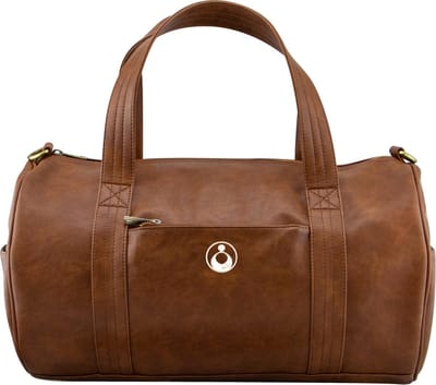 Isoki - Luiertas - Mommy bag - Lederlook - Kingstone Duffle Redwood Chestnut