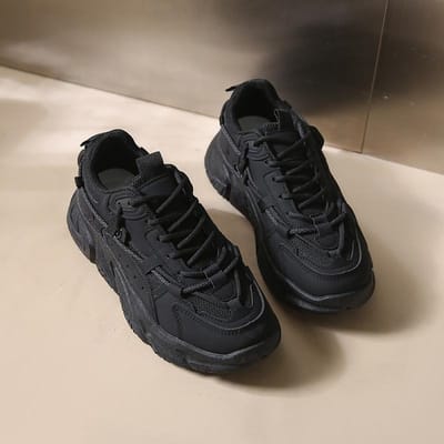 Lente Nieuwe Dikke Zool Papa Schoenen Dames Trendy Koreaanse Stijl Ronde Neus Casual Damesschoenen Student Sport Katoenen Schoenen 40