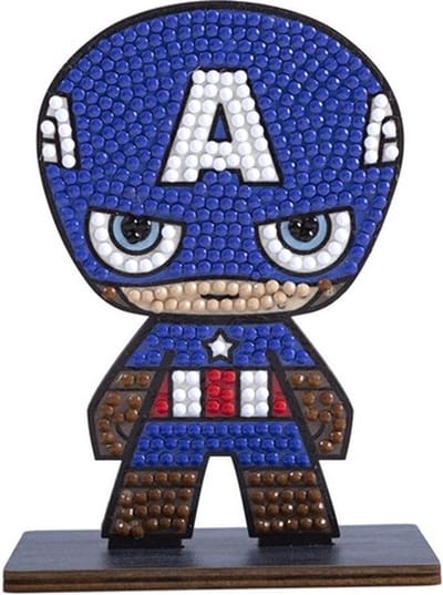 Crystal Art Figurine Marvel Captain Amercia