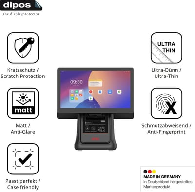 dipos – 2x Matte Beschermfolie geschikt voor IMIN D3 15.6 Zoll | Krasbestendige & antireflecterende Screenprotector Ultra-Thin
