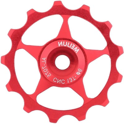 Duurzame Aluminium Jockey Wheel voor Fietsgids, 11 T/13 T Achterderailleur met Lagers voor 4, 5, 6mm Spindelas Rollen