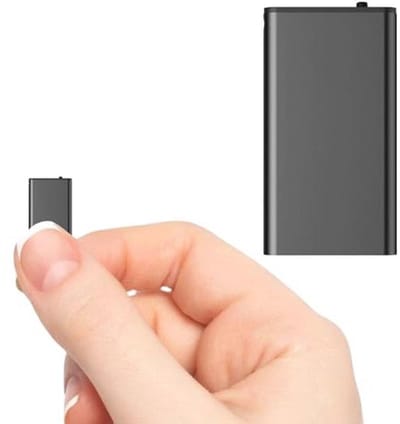 Mini Dicteerapparaat met 16 GB en Ruisonderdrukking - Ideaal voor Vergaderingen en Interviews