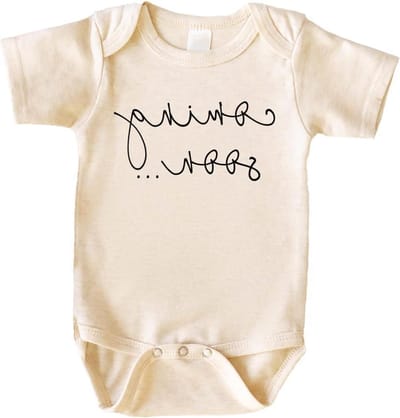 Zwangerschap Aankondiging Romper - Baby Outfit - Grootouders Informeren - 100% Katoen - 0-6 Maanden - Wit