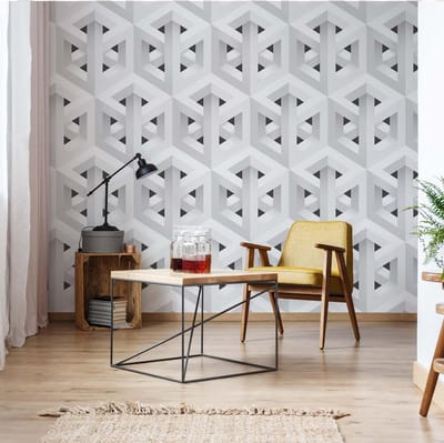 Fotobehang - Vlies Behang - 3D Kubussen - 416 x 290 cm