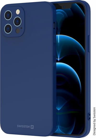 Swissten Soft Joy Hoesje - Geschikt voor iPhone 14 - Blauw