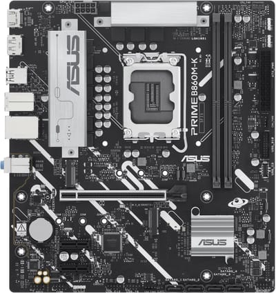 ASUS PRIME B860M-K Moederbord - Intel B860 - Intel LGA1851 - DDR5 RAM - Micro-ATX