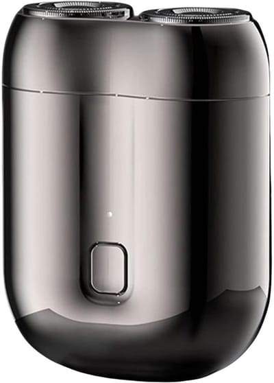 longziming -Scheerapparaat - Mini Rasoir - Usb-C - Zwevende Hoofdscharen+Nat En Droog Scheren - Stil, Efficiënt en Gebruiksvriendelijk - 1 - Thuis - Reizen - Grijs