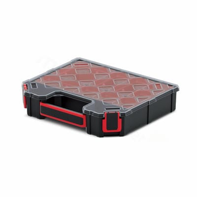Awtools Organizer - Gereedschapskoffer - Verwijderbare Beker - Transparante Deksel