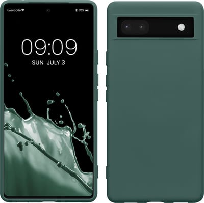 kwmobile telefoonhoesje geschikt voor Google Pixel 6a - Hoesje voor smartphone - Back cover in dennengroen