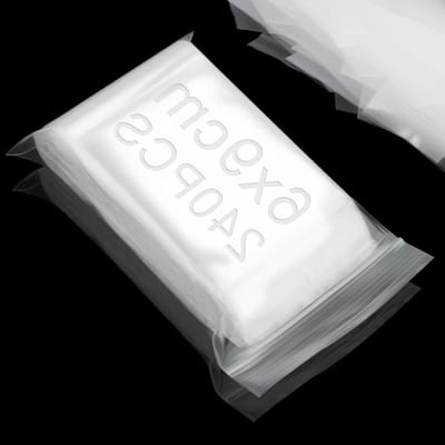 240 Stuks Grip Seal Zakjes 6x9cm - Transparante Herbruikbare Resealable Plastic Zakjes voor Sieraden, Snoep en Specerijen