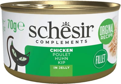 Schesir Adult Serie - Katten Natvoer - Filet van Kip - In Gelei