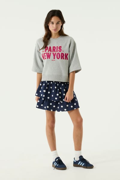 Garcia - Meisjes rok - Maat 140 - Meisjes - MARINE - Viscose