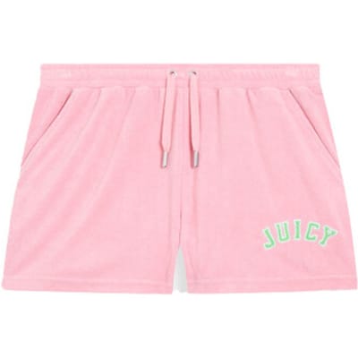 Juicy Couture Juicy Couture Perkin Drawstring Shorts With Juicy Branding ROZE - Maat S