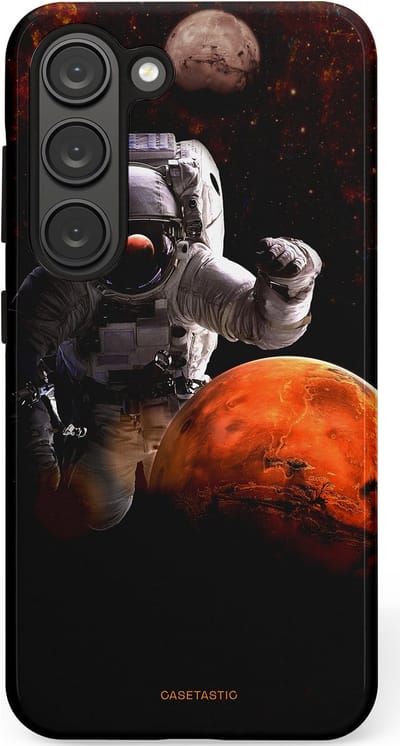 Casetastic Hoesje Geschikt voor Samsung S23 - Stijlvolle Beschermende Duo-layer Case - Stellar avontuur