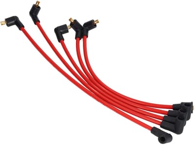 Dailygoods - Dailygoody - 8mm bougdraad - siliconen ontstekingsleiders - 5 stuks - rode bougie stekker kabels - auto-accessoires - geschikt voor 1800cc modell