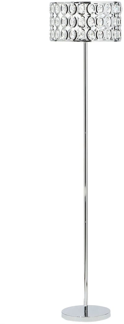TENNA - Staande lamp - Zilver - Metaal