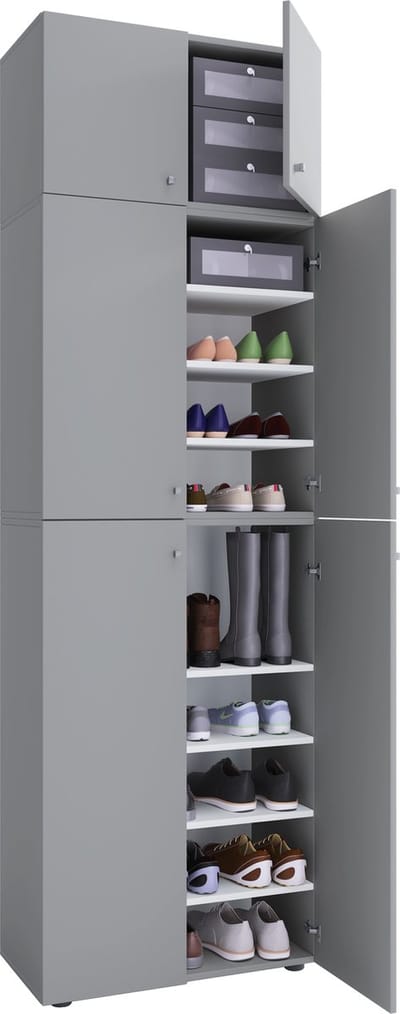 XXL houten schoenenkast Garderobe Schoenen Zaalkast Lona 9f A