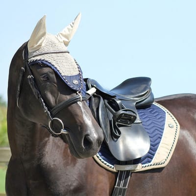 QHP Oornetje Florida Denim Blue - Pony