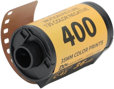 Dailygoods- Kleurfilm Hoge Resolutie - Filmrolletje 35 mm - ISO 320-400 - Hoge Scherpte - Brede Belichting - Vintage Foto - Filmrol
