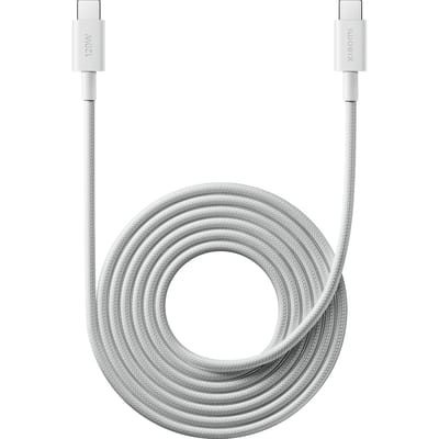 Originele Xiaomi USB-C naar USB-C Kabel - gevlochten kabel - 1 meter - 120W 6A - Wit