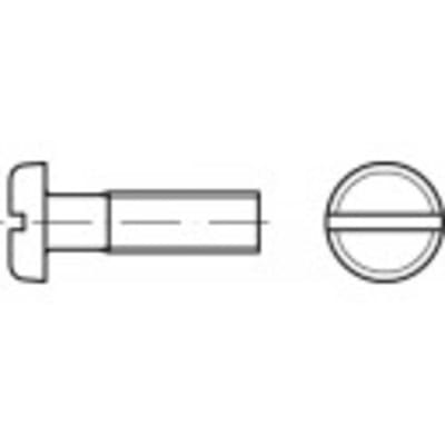 TOOLCRAFT 104517 Platkopschroeven M5 6 mm Sleuf DIN 85 Staal Galvanisch verzinkt 200 stuk(s)