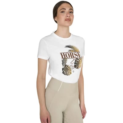 T-shirt dames Equestro Horse Palm