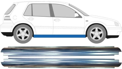 Reparatie dorpel voor Volkswagen Golf 4 1997-2006 / Links = Rechts / Set