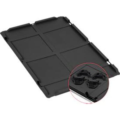 Deksel serie Economy voor Euroboxen - kunststof - 400 x 300 mm - antraciet - ons merk Schaefer Shop Pure