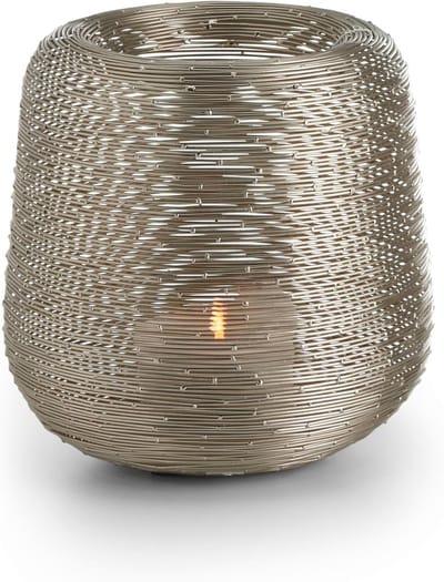 PHILIPPI - CALI tea light holder - made of wrapped wire for beautiful lighting effects (size S)