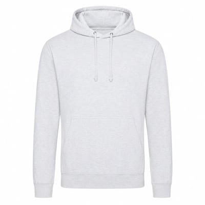 Hoodie Heren – Trui met Capuchon – Casual Sweater – 80% Katoen – Lichtgrijs - S