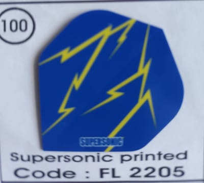 Dart Flights - 10 sets (30 stuks) - 100 micro - Supersonic - FL2205 - bliksem