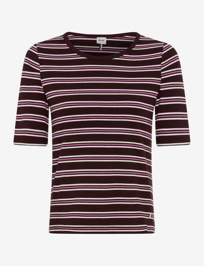 Brax Dames Shirt  Style CARINA S blackberry violet, donkerpaars, maat 32