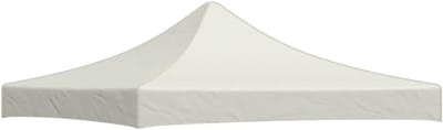 Partytent Reserveonderdak - 600D Oxford met PVC-coating - 3x3 m (291x291 cm) - 100% Waterdicht & UV-bestendig - Crème - Exclusief Frame