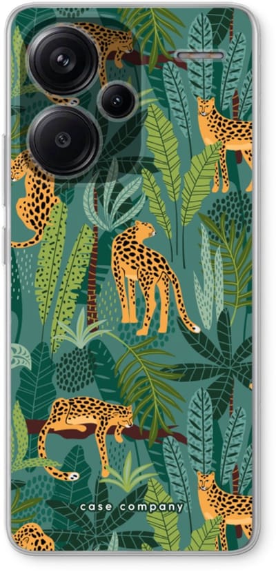 Case Company® - Hoesje geschikt voor Xiaomi Redmi Note 13 Pro plus hoesje - Luipaard 2 - Soft Cover Telefoonhoesje - Bescherming aan alle Kanten en Schermrand