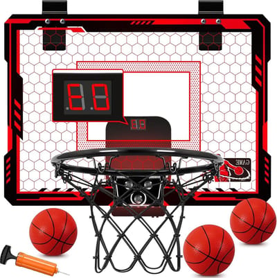 Mini basketbalkorf set - rood