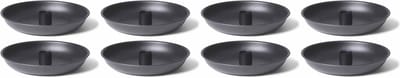 8x kaarsenhouders 18cm metalen stokkaarsen tafelkaarsen ZWART scandinavisch chic Adventskrans kaarsenbord kandelaar kersttafeldecoratie stokkaarsenhouder kaarsenhouder kaarsspeld