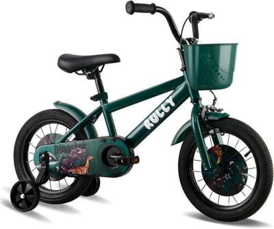 Kinderfiets - Jongensfiets - Leren Fietsen - Afneembare Steunwielen - 16 Inch - Groen