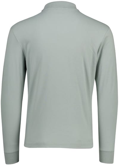 Lichtblauw poloshirt Boss Orange Passerby lange mouwen