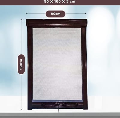 PALMAT Rolhor voor ramen Bruin 90 x 160 cm