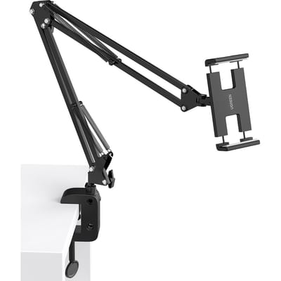 UGREEN Tablet grijp arm met verstelbare arm en tablet houder - geschikt voor Apple iPad en Android tablets - Instelbaar en klembaar op het bureau