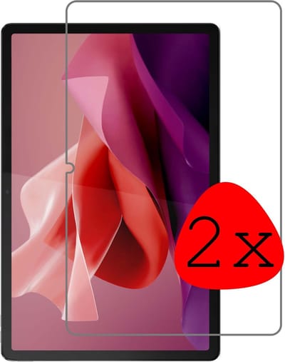 Screenprotector - 2 Stuks Geschikt voor Lenovo Tab P12 - Extra Sterk - Beschermglas - Gehard Glas - Tempered Glass - Screen Protector