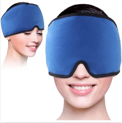 Migraine Muts - Migraine Masker Verstelbaar en Handsfree - Hoofdpijn Masker Hete Koudetherapie