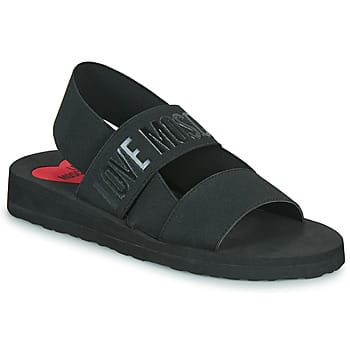 Sandalen met sleehak Love Moschino ELASTIC BICOLOR