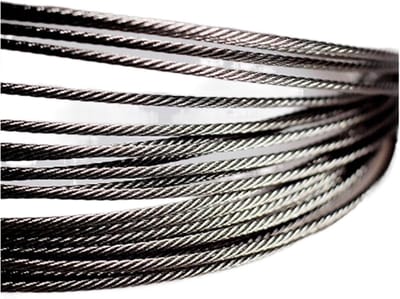 Roestvrij staaldraad - Kabel waslijn - Drogen en hijsen - 304 Roestvrij staal - 25 meter 3mm - Zilverkleur