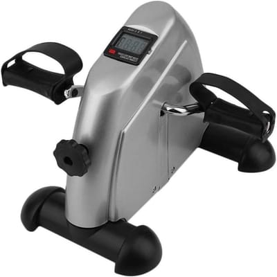 Mini Hometrainer - Pedaal Trainer - Thuis Fitness - Gemotoriseerde Ondersteuning - Met LCD Scherm - Zwart