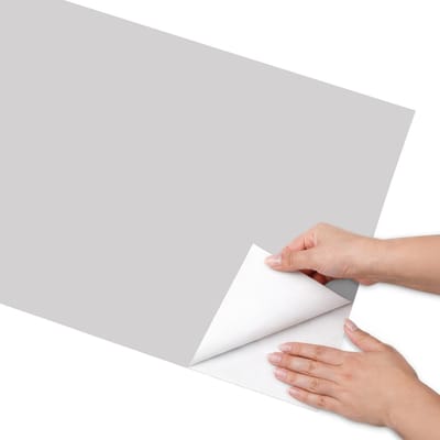 Coloray Meubel Wrap Folie - Grijs Meubelfolie - 50x100 cm - Plakfolie Meubels Grijze kleur - Decoratiefolie Zelfklevend - Minimalist Meubelfolie - Meubelfolie Zelfklevend - Badkamer decoratie - Achtergronden en patronen